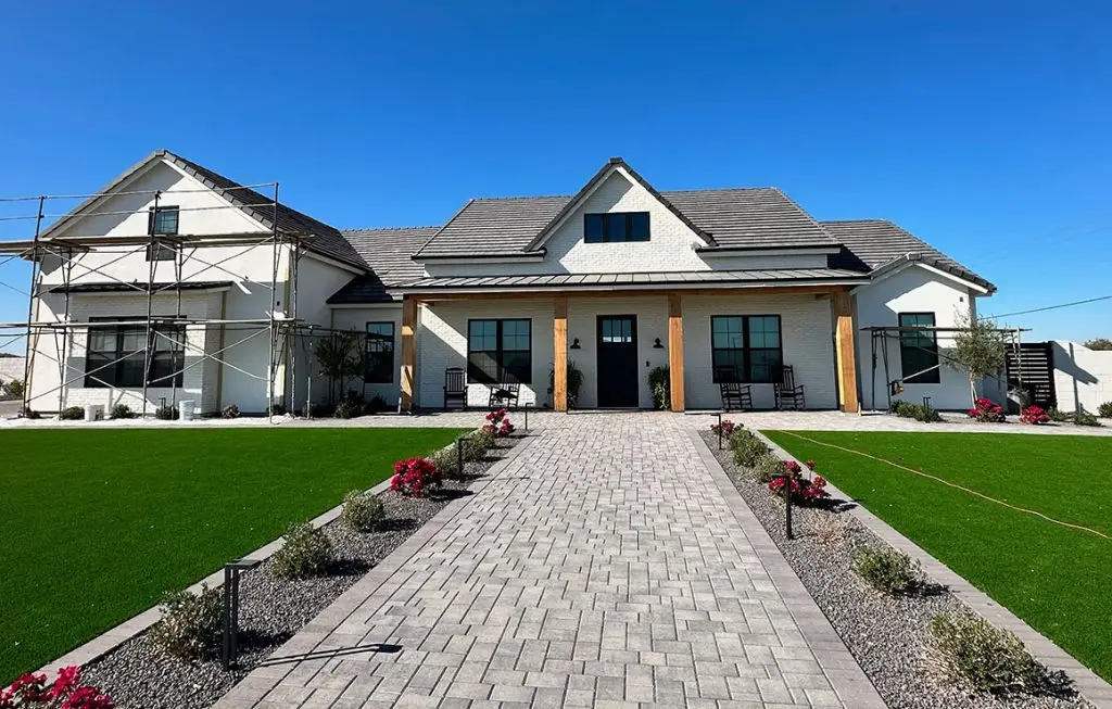 example of an exterior remodel