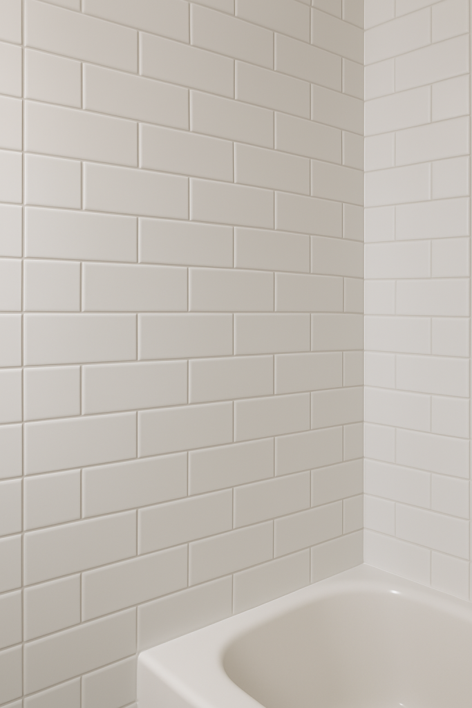 Scottsdale Bathroom Tile Remodel: Classic Subway example from Drill Renovations