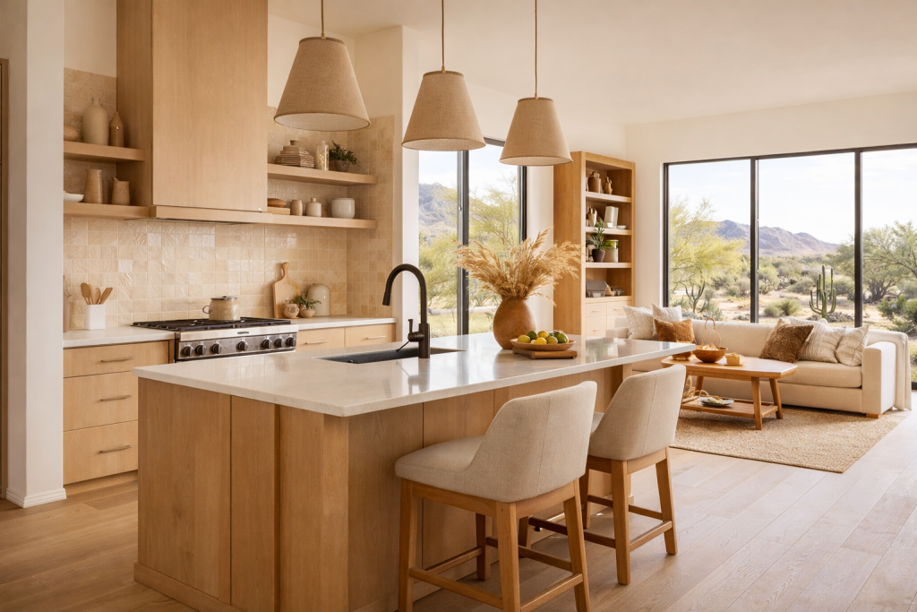 Modern home interior showing intentional renovation design focused on quality, layout, and long-term living