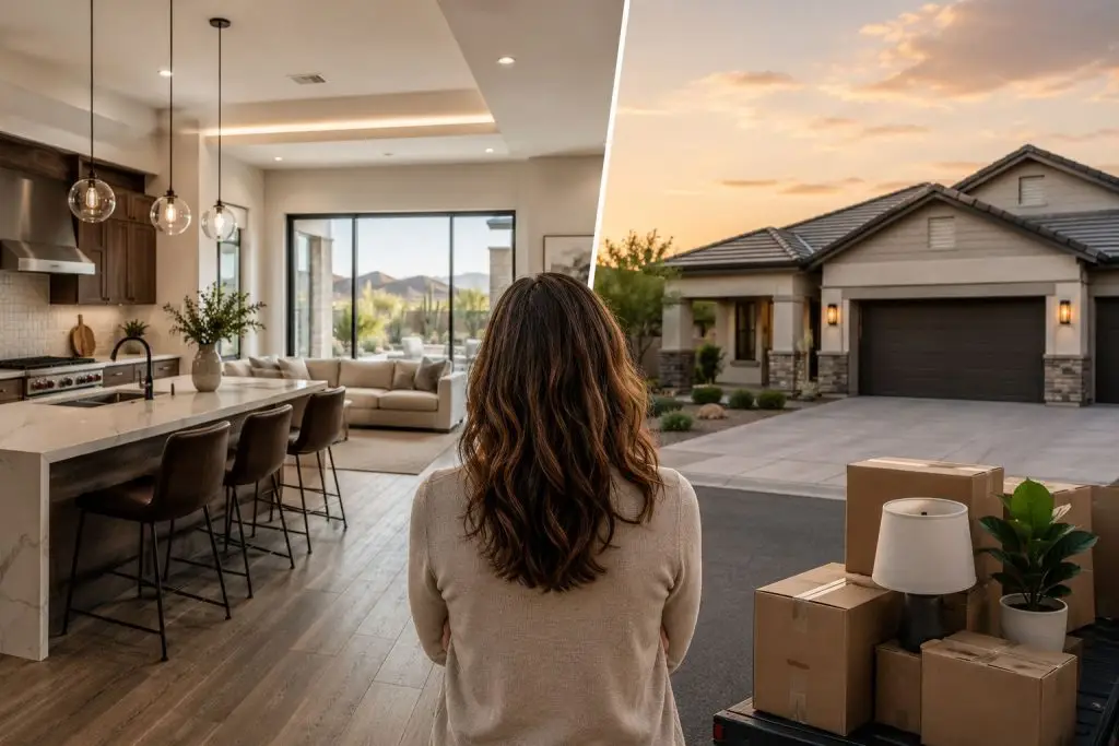 Scottsdale homeowner comparing a luxury home remodel with moving to a new Arizona home