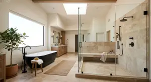 Primary suite renovation in Scottsdale with spa-style bathroom and soaking tub